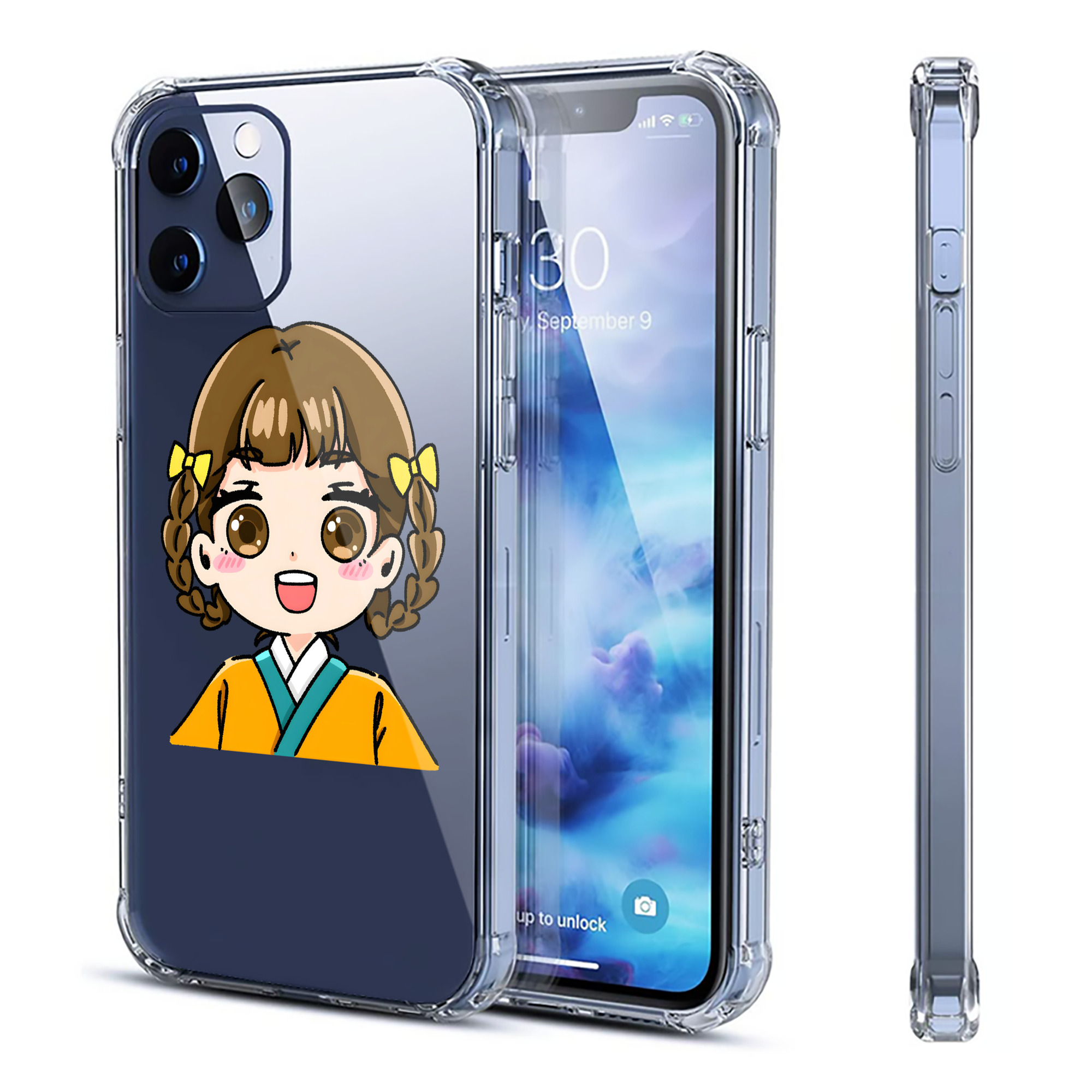 （画像用） 薬屋のひとりごと The Apothecary Diaries 【iPhone 12シリーズ対応】透明スマホケース（クリアソフトケース）